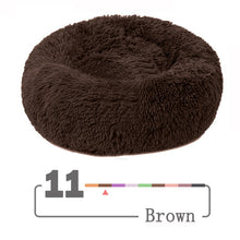 Load image into Gallery viewer, Kennel Pet Dog Bed Warm Dog House Soft Round Dog Bed