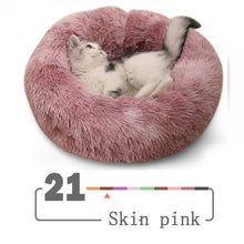 Load image into Gallery viewer, Kennel Pet Dog Bed Warm Dog House Soft Round Dog Bed