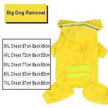 Load image into Gallery viewer, HOOPET Dog Raincoat Jumpsuit Rain Coat for Dogs Pet
