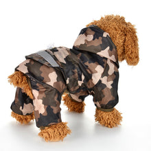 Load image into Gallery viewer, Dog Raincoat Puppy Rain Coat with Hood Reflective
