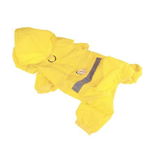 Load image into Gallery viewer, Dog Raincoat Puppy Rain Coat with Hood Reflective
