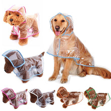 Load image into Gallery viewer, Pet Jacket for Rain Dog Transparent Raincoat
