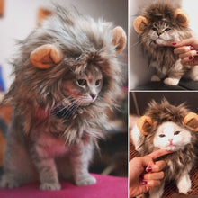 Load image into Gallery viewer, Funny Cute Pet Cat Costume Lion Mane Wig Cap
