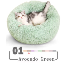 Load image into Gallery viewer, Kennel Pet Dog Bed Warm Dog House Soft Round Dog Bed
