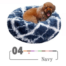 Load image into Gallery viewer, Kennel Pet Dog Bed Warm Dog House Soft Round Dog Bed
