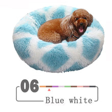 Load image into Gallery viewer, Kennel Pet Dog Bed Warm Dog House Soft Round Dog Bed
