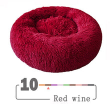 Load image into Gallery viewer, Kennel Pet Dog Bed Warm Dog House Soft Round Dog Bed
