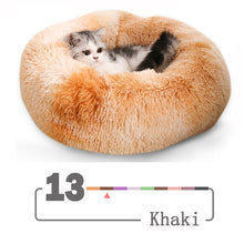 Load image into Gallery viewer, Kennel Pet Dog Bed Warm Dog House Soft Round Dog Bed
