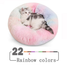 Load image into Gallery viewer, Kennel Pet Dog Bed Warm Dog House Soft Round Dog Bed
