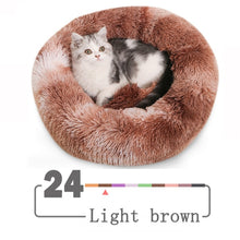 Load image into Gallery viewer, Kennel Pet Dog Bed Warm Dog House Soft Round Dog Bed
