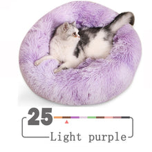 Load image into Gallery viewer, Kennel Pet Dog Bed Warm Dog House Soft Round Dog Bed
